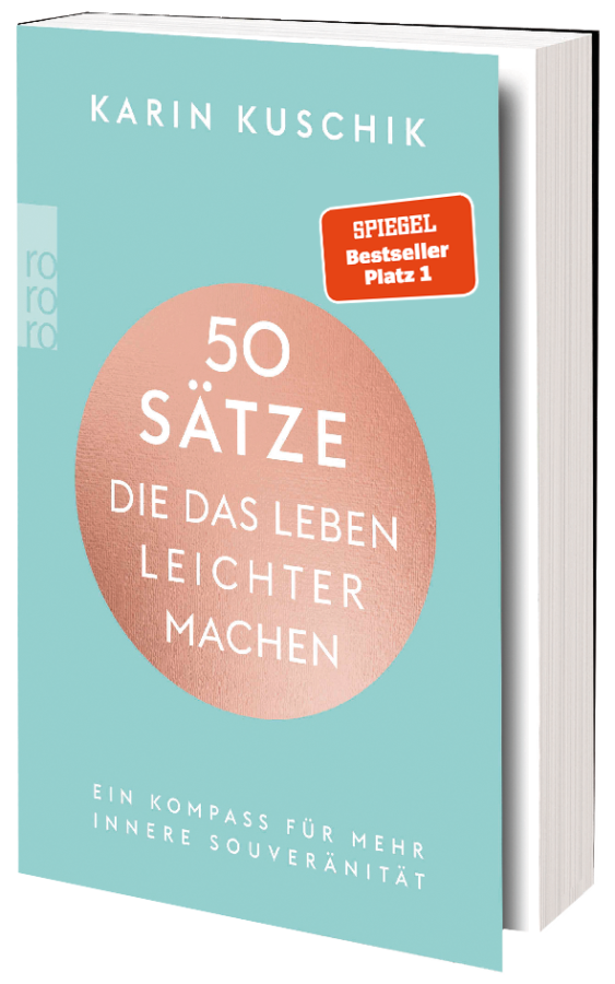 Buchcover Karin Kuschik: 50 Sätze, die das Leben leichter machen